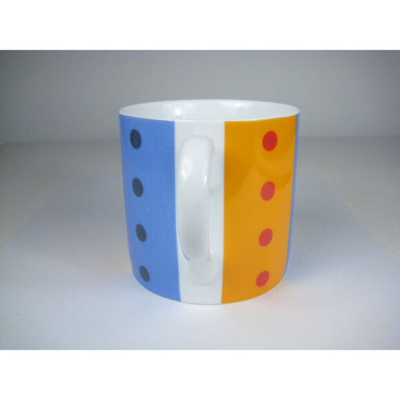 Swid Powell Gene Meyer Stripes Porcelain Ceramic Coffee Mug Thailand - Picture 2 of 12